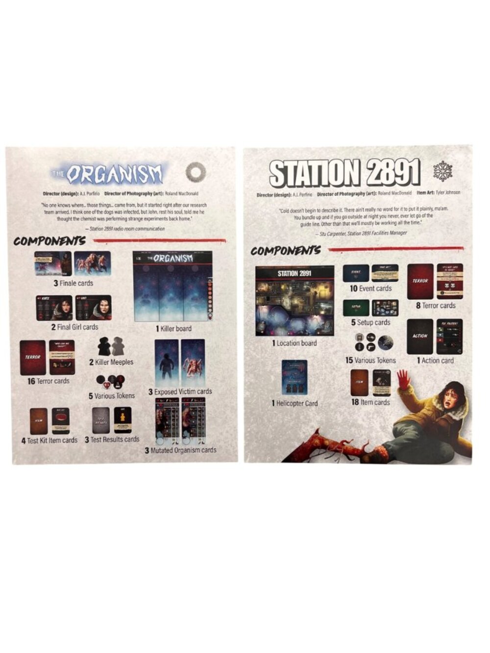 Final Girl Panic At Station 2891 Organism Expansion Pack Board Game Van Ryder - Picture 12 of 16